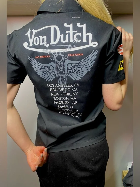 NTW Von Dutch Button Down Graphic - Picture 3 of 5